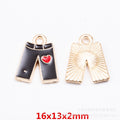 Gold Zinc Alloy Clothes Pants Charm Pendant for DIY Necklace Bracelet Jewelry Making view 2