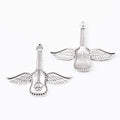 Zinc Alloy Guitar Charm Pendant No.896126 for DIY Necklace Bracelet Jewelry Making view 4