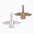Zinc Alloy Guitar Charm Pendant No.896126 for DIY Necklace Bracelet Jewelry Making view 2