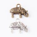 Zinc Alloy Elephant Charm Pendant No.980360 for DIY Necklace Bracelet Jewelry Making view 4