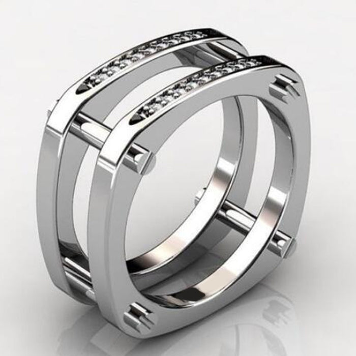 European American Punk Style Men's Ring, Personalized Direct Fashion Accessory