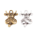 Zinc Alloy Bull Head Charm Pendant No.176346 for DIY Necklace Bracelet Jewelry Making view 4
