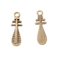 Zinc Alloy Guitar Charm Pendant No.052737 for DIY Necklace Bracelet Jewelry Making view 3