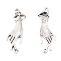 Zinc Alloy Hand Charm Pendant No.396524 for DIY Necklace Bracelet Jewelry Making view 3