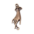 Zinc Alloy Hand Charm Pendant No.396524 for DIY Necklace Bracelet Jewelry Making view 4