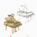 Zinc Alloy Piano Charm Pendant No.576283 for DIY Necklace Bracelet Jewelry Making view 1