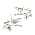 DIY Vintage Alloy Jewelry Findings Bird Charm Pendant For Bracelet Necklace Making view 4