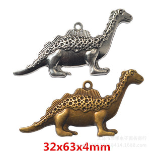 Zinc Alloy Dinosaur Charm Pendant No.516946 for DIY Necklace Bracelet Jewelry Making