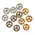 DIY Vintage Alloy Jewelry Findings Gear Charm Pendant For Bracelet Necklace Making view 5