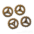 DIY Vintage Alloy Jewelry Findings Gear Charm Pendant For Bracelet Necklace Making view 3