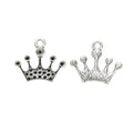 Zinc Alloy Crown Charm Pendant No.312077 for DIY Necklace Bracelet Jewelry Making view 3
