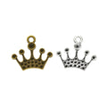 Zinc Alloy Crown Charm Pendant No.312077 for DIY Necklace Bracelet Jewelry Making view 4