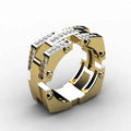 European American Fashion Personalized Men Copper Ring, Cross Border Hand Jewelry Accessory view 6