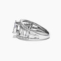 European Micro Pave Zircon Engagement Ring For Women, Fashion Finger Jewelry view 4