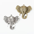 Zinc Alloy Elephant Charm Pendant No.897540 for DIY Necklace Bracelet Jewelry Making view 4