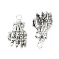 Zinc Alloy Skeleton Hand Charm Pendant No.937533 for DIY Necklace Bracelet Jewelry Making view 3