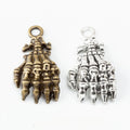 Zinc Alloy Skeleton Hand Charm Pendant No.937533 for DIY Necklace Bracelet Jewelry Making view 1