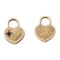 Zinc Alloy Heart Lock Charm Pendant No.464261 for DIY Necklace Bracelet Jewelry Making view 4