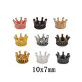 Zinc Alloy Crown Charm Pendant No.429964 for DIY Necklace Bracelet Jewelry Making view 1