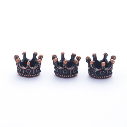Zinc Alloy Crown Charm Pendant No.429964 for DIY Necklace Bracelet Jewelry Making