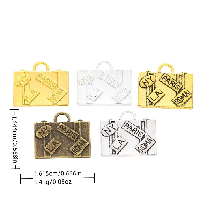 Zinc Alloy Handbag Charm Pendant No.640377 for DIY Necklace Bracelet Jewelry Making