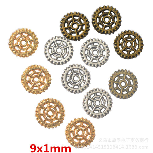 Zinc Alloy Gear Charm Pendant No.349041 for DIY Necklace Bracelet Jewelry Making