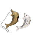 Vintage Alloy Dolphin Large Hole Beads For DIY Bracelet Jewelry Accessories view 1