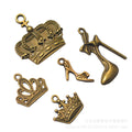 Gold Zinc Alloy Charm Pendant No.808234 for DIY Necklace Bracelet Jewelry Making view 3