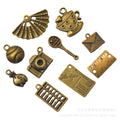 Gold Zinc Alloy Charm Pendant No.808234 for DIY Necklace Bracelet Jewelry Making view 5