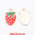 Gold Zinc Alloy Fruit Charm Pendant for DIY Necklace Bracelet Jewelry Making view 2