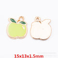 Gold Zinc Alloy Fruit Charm Pendant for DIY Necklace Bracelet Jewelry Making view 4
