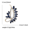 Alloy Rhinestone Glass Brooch For Elegant Suit And Coat Decoration view 6