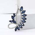 Alloy Rhinestone Glass Brooch For Elegant Suit And Coat Decoration view 4