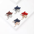 Alloy Crystal Glass Rhinestone Brooch For Apparel Decoration view 1