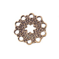Zinc Alloy Flower Charm Pendant No.340421 for DIY Necklace Bracelet Jewelry Making view 2