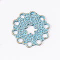 Zinc Alloy Flower Charm Pendant No.340421 for DIY Necklace Bracelet Jewelry Making view 3