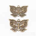 Zinc Alloy Butterfly Charm Pendant No.798649 for DIY Necklace Bracelet Jewelry Making view 3