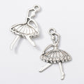 Zinc Alloy Ballet Girl Charm Pendant No.234570 for DIY Necklace Bracelet Jewelry Making view 3