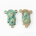 Zinc Alloy Virgin Mary Head Charm Pendant for DIY Necklace Bracelet Jewelry Making view 2