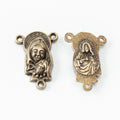 Zinc Alloy Virgin Mary Head Charm Pendant for DIY Necklace Bracelet Jewelry Making view 4