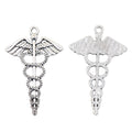 Zinc Alloy Winged Snake Sword Charm Pendant No.298774 for DIY Necklace Bracelet Jewelry Making view 3