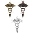 Zinc Alloy Winged Snake Sword Charm Pendant No.298774 for DIY Necklace Bracelet Jewelry Making view 5