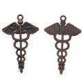 Zinc Alloy Winged Snake Sword Charm Pendant No.298774 for DIY Necklace Bracelet Jewelry Making view 4
