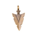 Zinc Alloy Arrowhead Charm Pendant No.370702 for DIY Necklace Bracelet Jewelry Making view 2