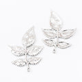 Zinc Alloy Leaf Charm Pendant No.454366 for DIY Necklace Bracelet Jewelry Making view 3