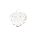 Zinc Alloy Heart Charm Pendant No.354151 for DIY Necklace Bracelet Jewelry Making view 3