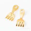 Zinc Alloy Fork And Spoon Charm Pendant for DIY Necklace Bracelet Jewelry Making view 4