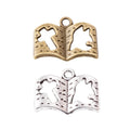 Zinc Alloy Book Charm Pendant No.009112 for DIY Necklace Bracelet Jewelry Making view 2