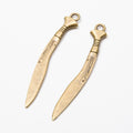 Zinc Alloy Knife Charm Pendant No.227385 for DIY Necklace Bracelet Jewelry Making view 2