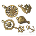Gold Zinc Alloy Charm Pendant No.849956 for DIY Necklace Bracelet Jewelry Making view 5